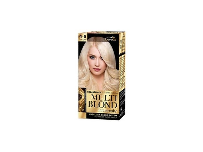 JOANNA Multi Blond Intenziv - intenzivní zesvětlovač na vlasy s keratinem - zesvětlení 4-5 odstínů