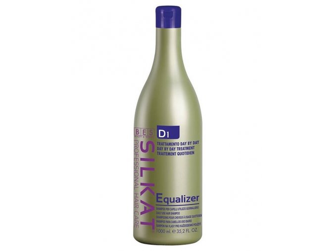 BES Silkat D1 Equalizer Shampoo 1000ml - šampon na vlasy pro každodenní použití