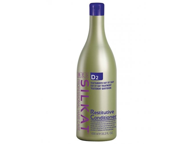 BES Silkat D2 Restitutive Conditioner 1000ml - regenerační kondicioner na vlasy