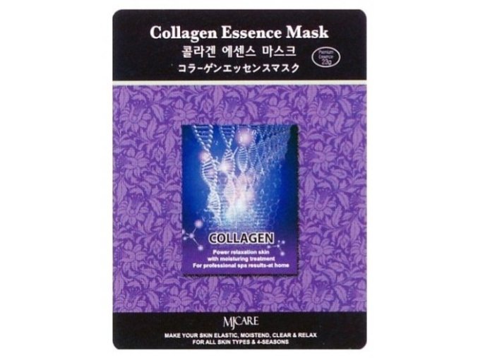 MJ CARE Collagen Kolagen - omlazující pleťová maska s kolagenem proti vráskám