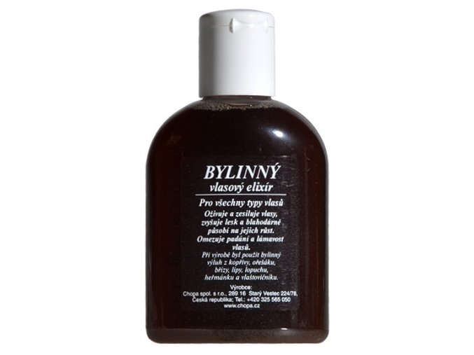 CHOPA Bylinný vlasový elixír 150ml - oživuje a zesiluje vlasy a působí na jejich růst