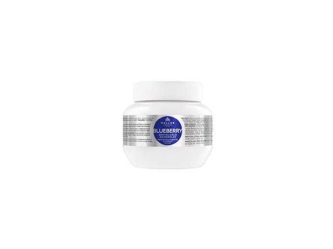 KALLOS KJMN Blueberry Hair Mask 275ml - maska a chemicky poškozené vlasy