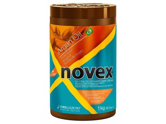 NOVEX Argan Oil Deep Treatment Conditioner 1000g - arganová kúra na poškozené vlasy