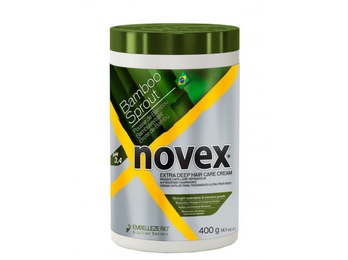 NOVEX Bamboo Sprout Deep Treatment Conditioner 400g - hydratační kúra na suché vlasy