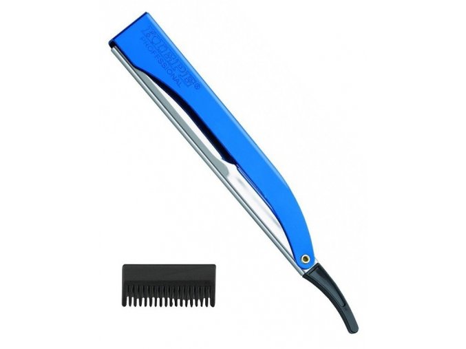 KIEPE Professional Pro Cut BLUE kadeřnická břitva s efilačním nástavcem - modrá