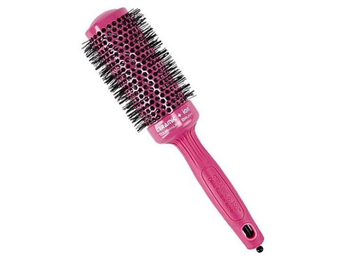 OLIVIA GARDEN Ceramic Ion CI-45-PK - Turmalínový kulatý kartáč na vlasy 45mm - PINK