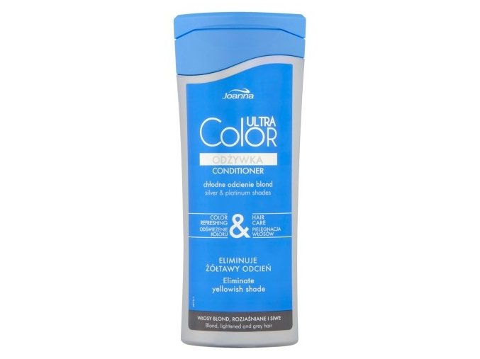 JOANNA Ultra Color Platin Conditioner 200g - stříbrný balzám pro platinovou blond vlasů