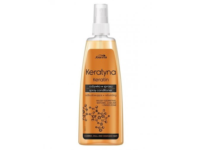 JOANNA Keratin Spray Conditioner 150ml - bezoplachový kondicioner na poškozené vlasy