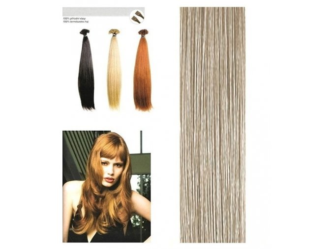 SO.CAP. Rovné vlasy Přírodní odstín 8000L 55-60cm - dark blonde ash 103