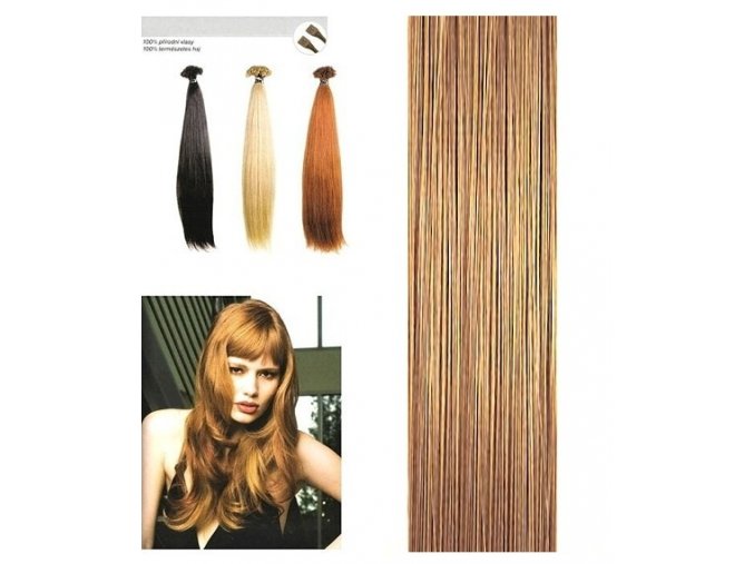 SO.CAP. Rovné vlasy Přírodní odstín 8000L 55-60cm - medium blonde nature 15