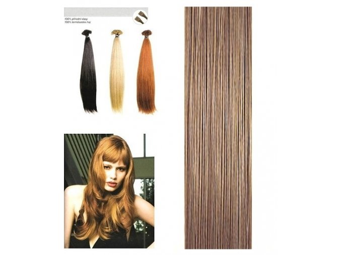SO.CAP. Rovné vlasy Přírodní odstín 8000L 55-60cm - medium dark blonde nature 16