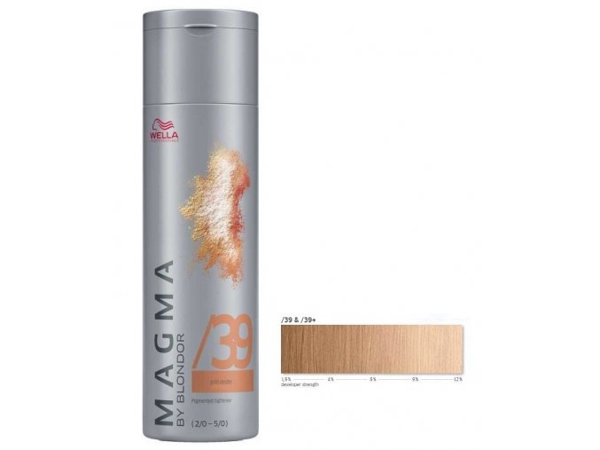 WELLA Professionals Magma By Blondor 120g - Melírovací barva č.39 popelavě zlatá světlá