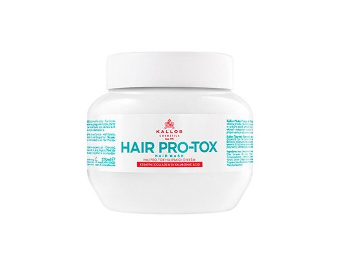 KALLOS KJMN Hair Pro-Tox Mask 275ml - vl. maska s keratinem a kyselinou hyaluronovou