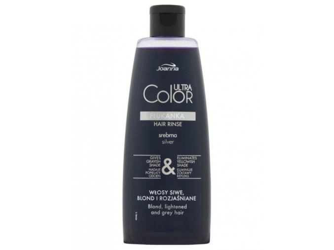 JOANNA Ultra Color SILVER Hair Rinse 150ml - tónovací vlasová voda (přeliv) - stříbrná