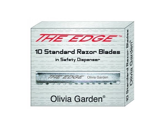 OLIVIA GARDEN The Edge Razor Blades 10ks - žiletky do břitvy Olivia Garden Edge Razor