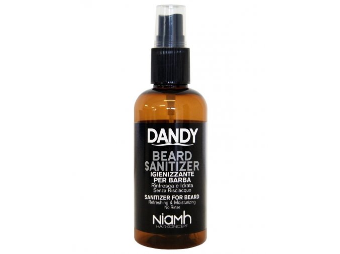 DANDY Sanitizer 100ml - Bezoplachová ochrana vousů, bradky a kníru