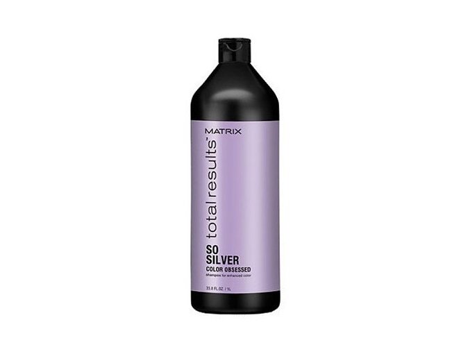 MATRIX Total Results So Silver Shampoo 1000ml - šampon pro blond a melírované vlasy