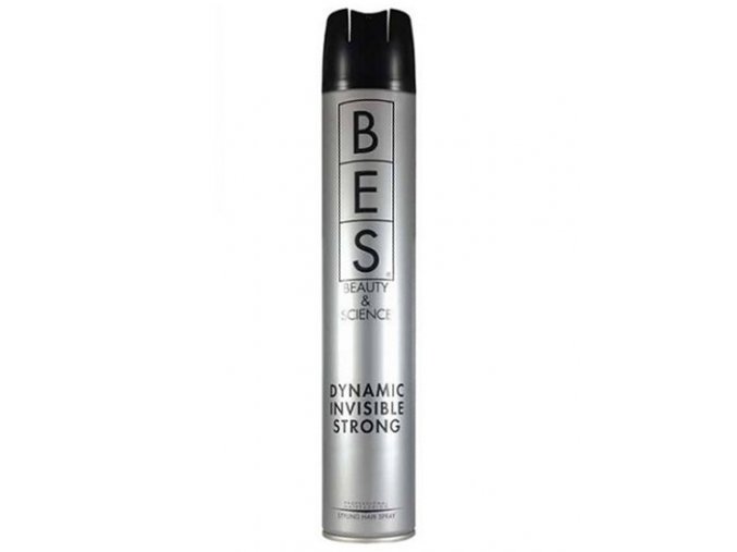 BES Hair Fashion Dynamic Invisible Strong 500ml - lak na vlasy pro větší objem