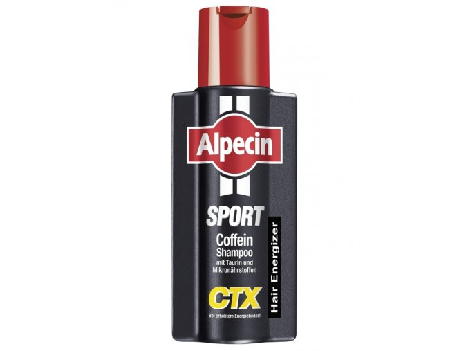 ALPECIN Sport CTX Kofeinový šampon 250ml pro muže se zvýšenou spotřebou energie