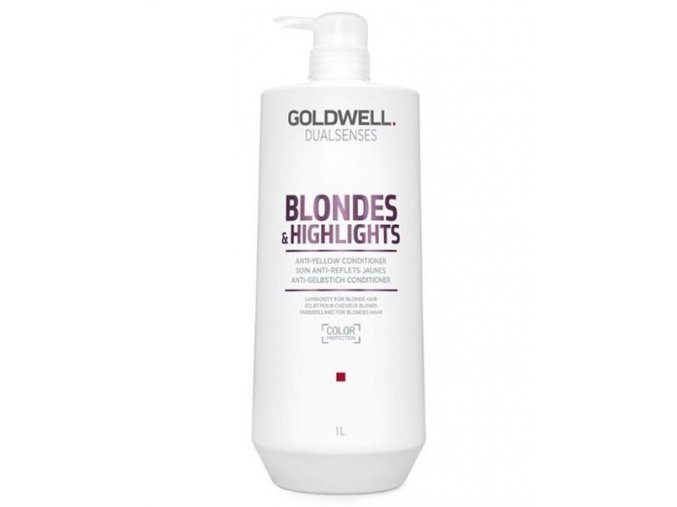 GOLDWELL Dualsenses Blondes And Highlights Conditioner 1000ml - neutralizuje žluté odstíny