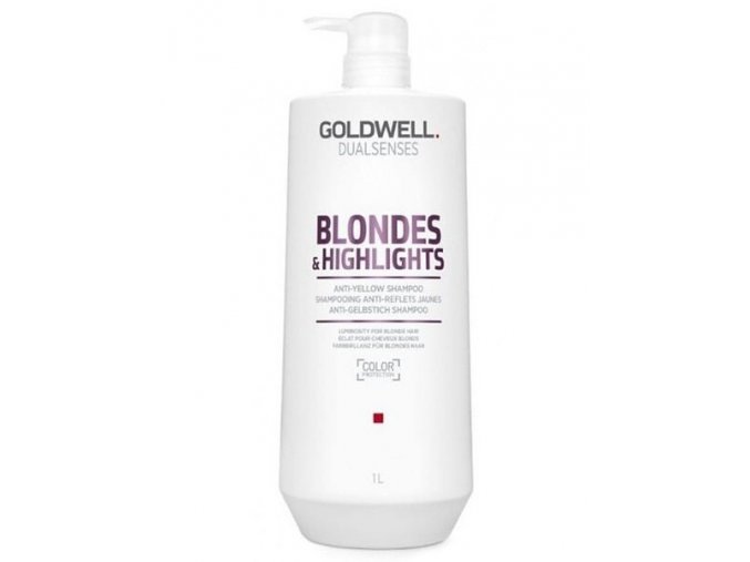 GOLDWELL Dualsenses Blondes And Highlights Shampoo 1000ml - šampon pro bílou blond