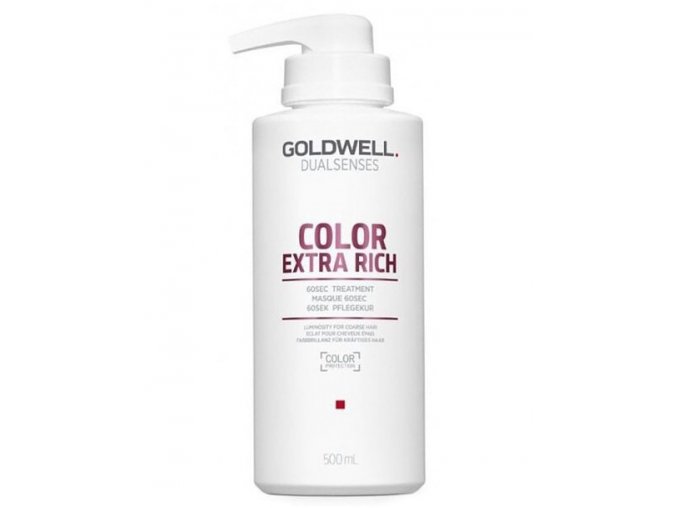 GOLDWELL Dualsenses Color Extra Rich 60sec Treatment 500ml - int. maska pro barvené vlasy