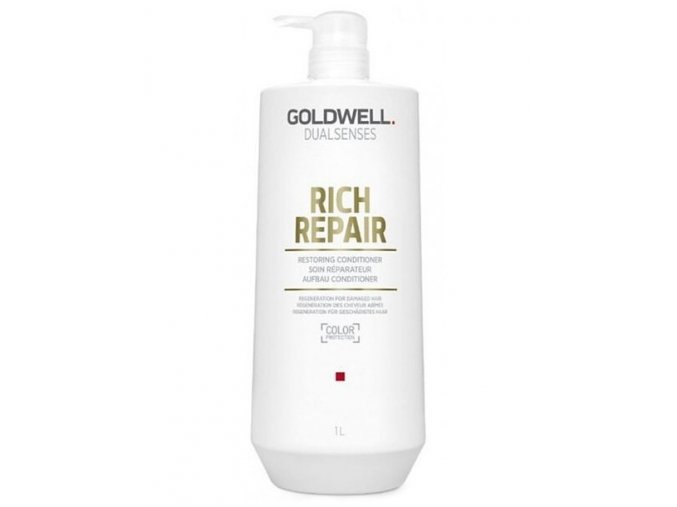 GOLDWELL Dualsenses Rich Repair Conditioner 1000ml - kondic. pro suché a lámavé vlasy