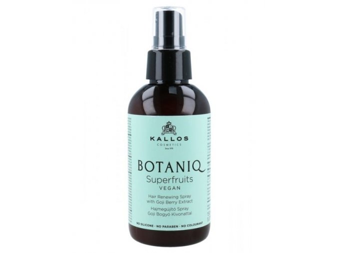 KALLOS Botaniq Superfruits Vegan Renewing Spray 150ml - obnovující sprej na poškozené vlasy