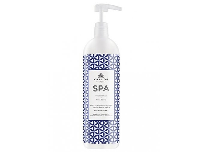 KALLOS SPA Moisturizing Shower and Bath Cream 1000ml - hydratační sprchový gel