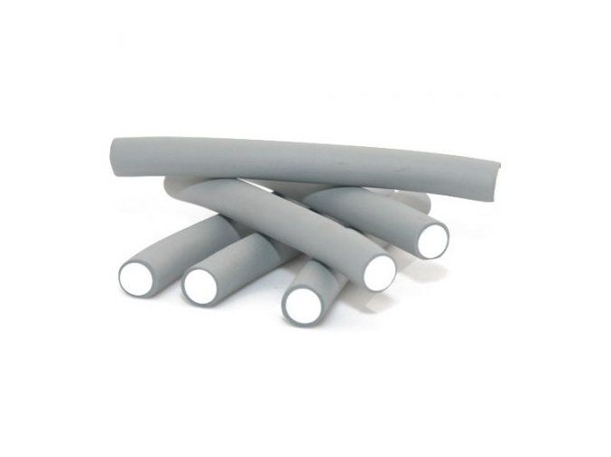 DNA Evolution GREY Flex Rollers  12ks - papiloty na vlasy 18x240mm - šedé