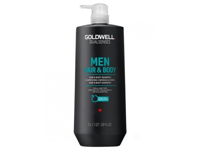 GOLDWELL Dualsenses Men Hair And Body Shampoo 1000ml - šampon a sprchový gel pro muže