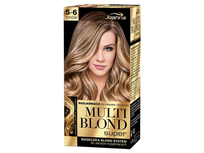 JOANNA Multi Blond Super silný zesvětlovač na vlasy s keratinem - zesvětlení 5-6 odstínů