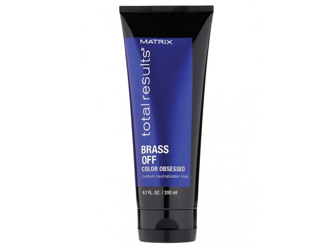 MATRIX Total Results Brass Off Silver Mask 200ml - maska pro blond a melírované vlasy