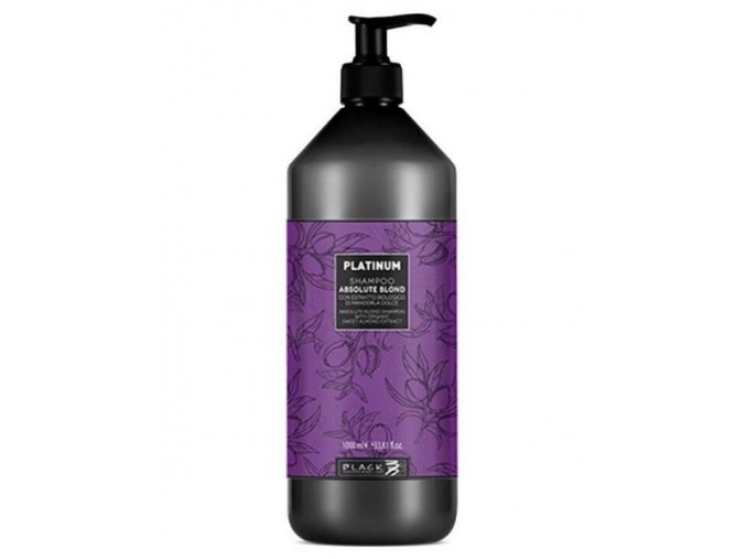 BLACK Platinum Absolute Blond Shampoo 1000ml - šampon pro šedivé a melírované vlasy