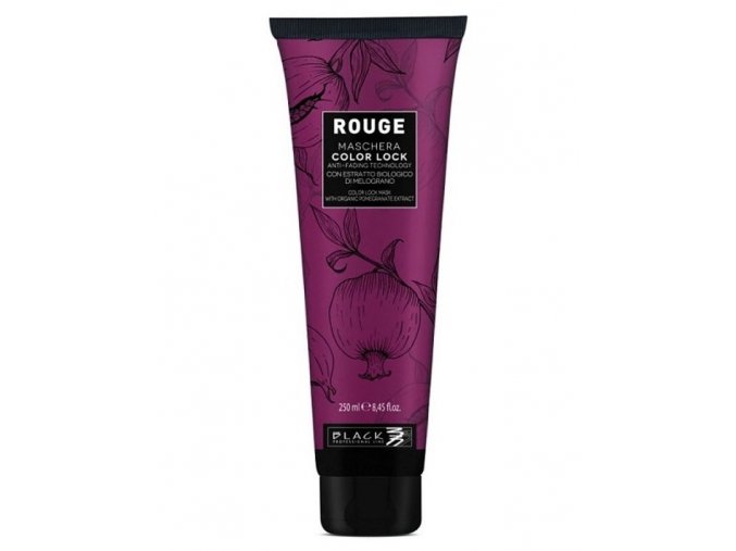 BLACK Rouge Mask Color Lock 250ml - maska na barvené vlasy proti blednutí barvy