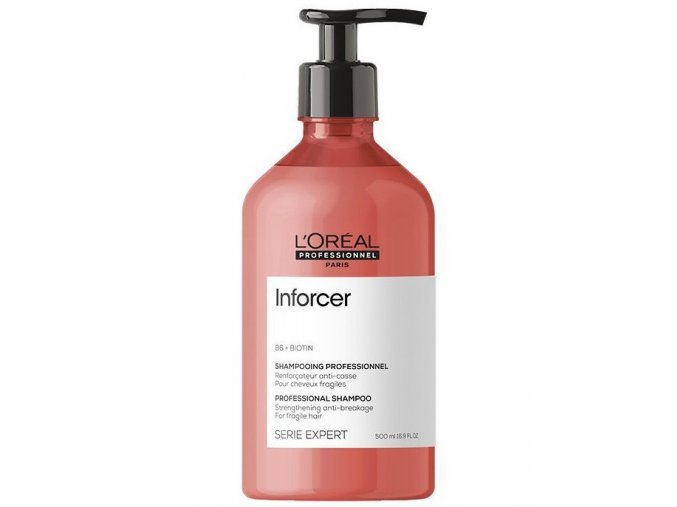 LOREAL Serie Expert Inforcer Shampoo 500ml - posilující šampon s Biotinem pro křehké vlasy