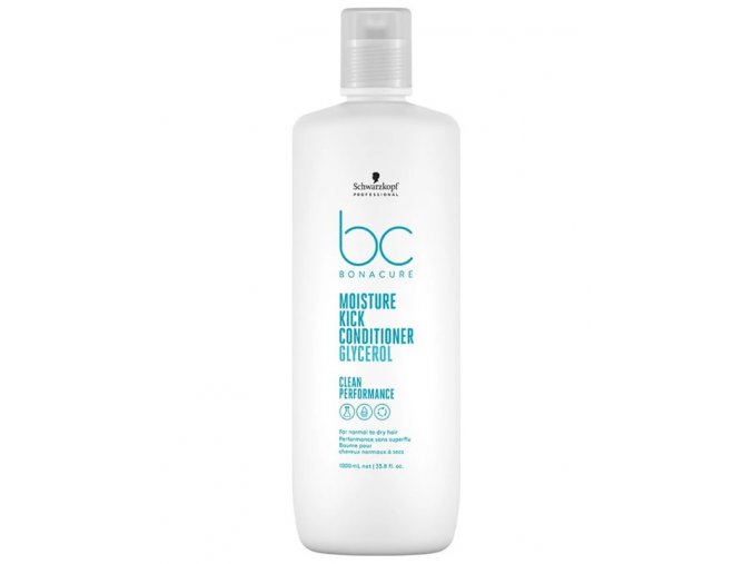 SCHWARZKOPF BC Moisture Kick Conditioner 1000ml - kondicianér pro suché a trvalené vlasy