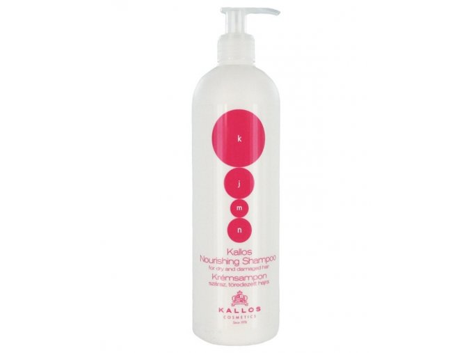 KALLOS KJMN Nourishing Shampoo 500ml - šampón na suché lámavé vlasy