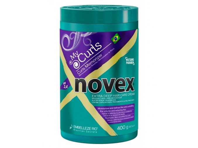 NOVEX My Curls Hair Mask 400g - regenerační maska pro vlnité a kudrnaté vlasy