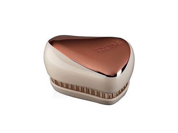 TANGLE TEEZER Compact Rose Gold Ivory - limitovaná edice kompaktního kartáče