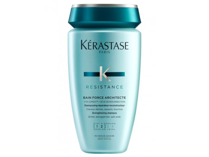 KÉRASTASE Resistance Bain Force Architecte 250ml - šampon pro poškozené lámavé vlasy