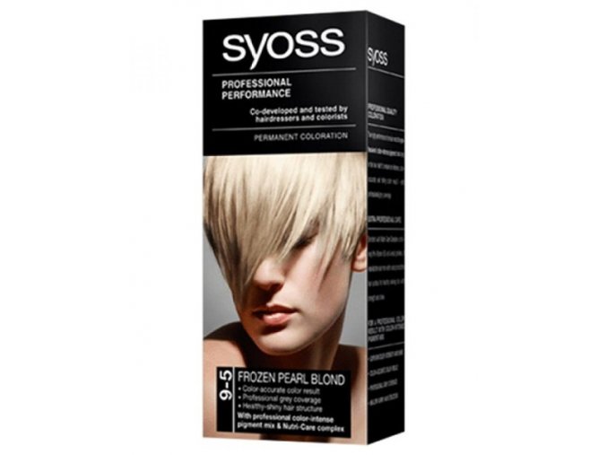 SYOSS Professional Permanentní barva na vlasy - Ledově perleťově plavý 9-5