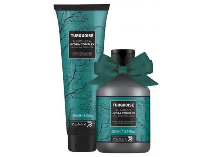 BLACK Turquoise Gift Shampoo 300ml + Turquoise Maschera 250ml - dárkový balíček