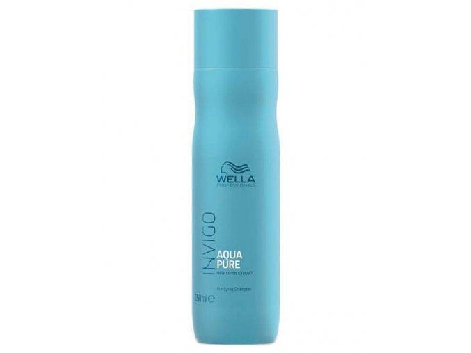 WELLA Invigo Aqua Pure Purifying Shampoo 250ml - čistící šampon s extraktem z lotosu