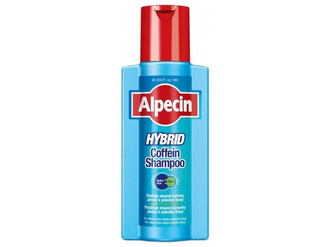 ALPECIN Hybrid Kofeinový šampon 250ml - pro muže s citlivou, svědivou pokožkou hlavy