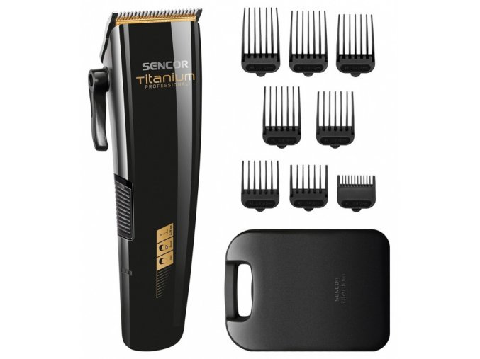 SENCOR SHP 8400BK Titanium Hair Clipper - profi aku střihací strojek na vlasy