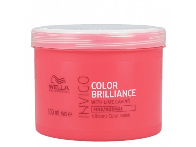 WELLA Invigo Color Brilliance Fine Vibrant Color Mask 500ml - kúra pro jemné barvené vlasy