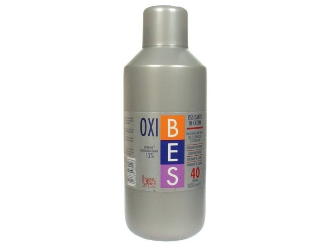 BES Oxibes 12% Ossidante In Crema - krémový peroxid pro barvy Bes HiFi - 12% (40vol)