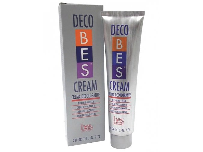 BES Decobes Cream Bleaching 220g - krémový melír na vlasy, zesv. o 5 tónů