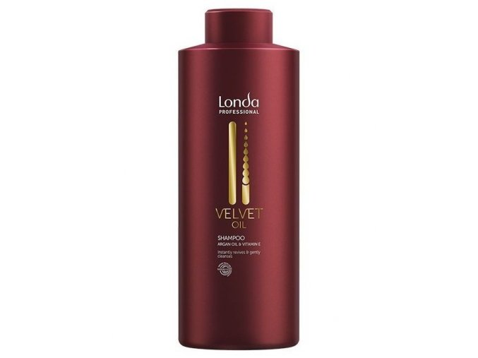 LONDA Velvet Oil Argan Oil Shampoo 1000ml - revitalizační šampon s arganovým olejem